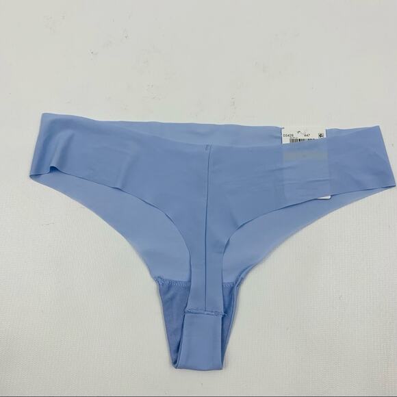 Calvin Klein Pink Lace Bra with Light Blue Thong - Picture 11 of 12